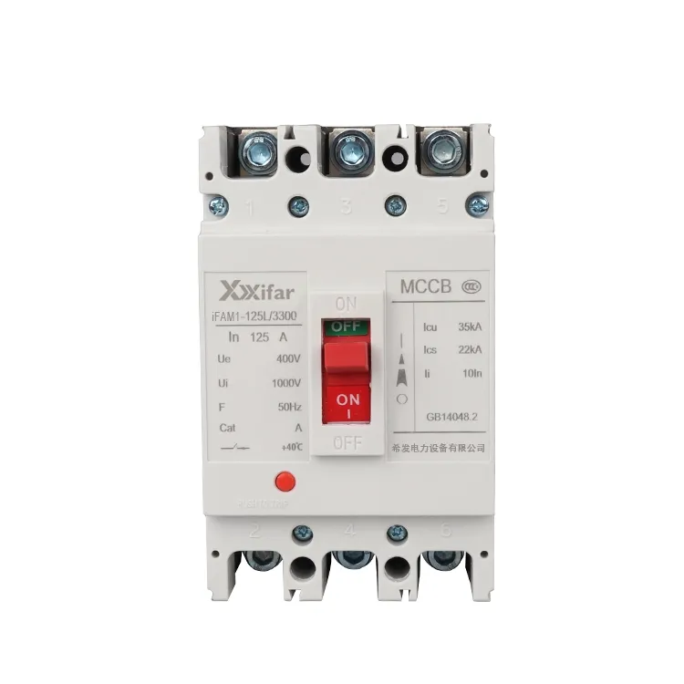 3p 100a Mccb قاطع دائرة مقولب 400 فولت