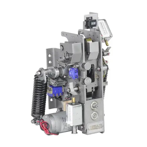 آلية تشغيل قاطع الدائرة الكهربائية بالشحن الزنبركي